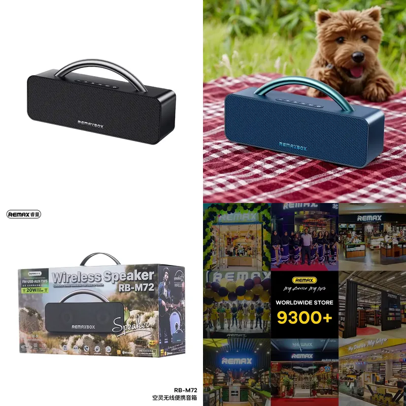 Home Cinema Bluetooth - REMAX RB-M72 Enceintes sans fil USB/TF/AUX,
