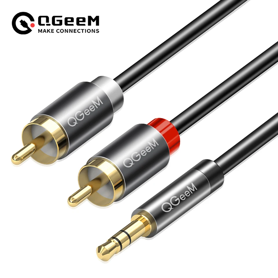 Home Cinema Unit - Câble RCA QGeeM 2RCA vers 3.5mm,