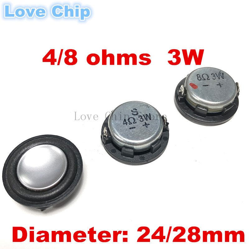 Home Cinema Mini - 4 Ohms 8 Ohm 2/3W 24mm