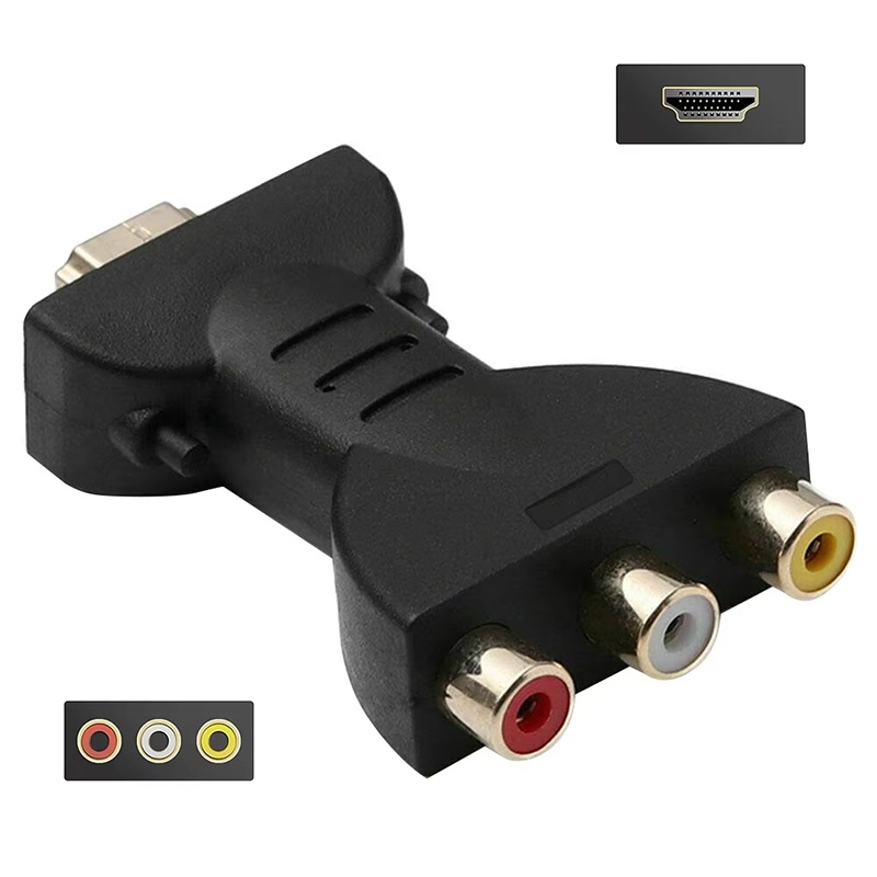 Home Cinema Blanc - Adaptateur Composite AV vers HDTV, connecteur