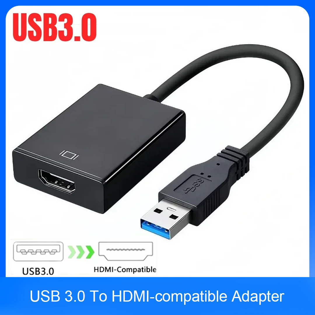 Home Cinema Projector - Câble adaptateur USB 3.0 vers HDTV,
