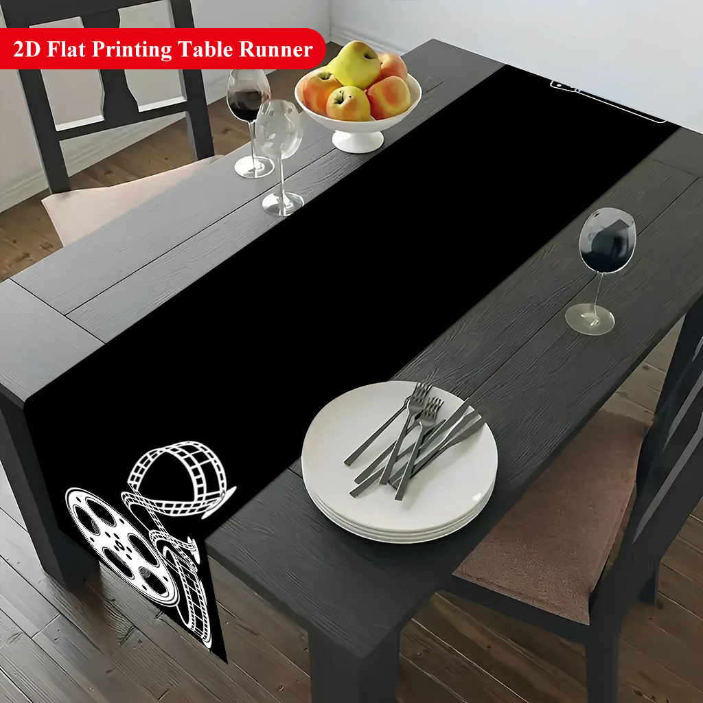 Home Cinema News - Nappe de table imprimée motif claquette