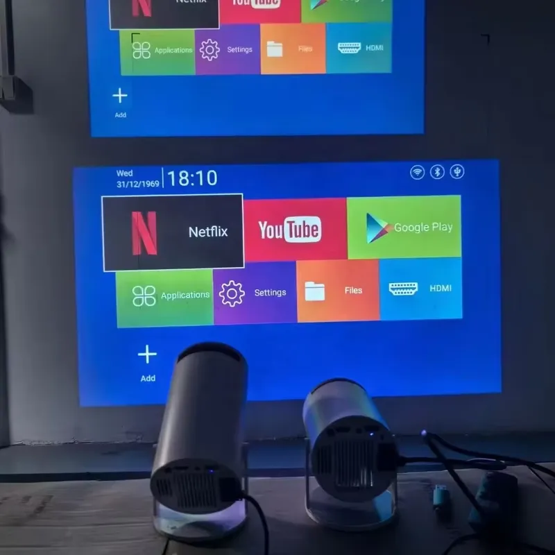 Home Cinema Projector - Dernier projecteur intelligent HY300 Pro, projecteur