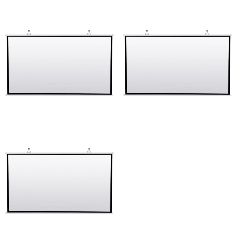 Home Cinema Blanc - Écran de projecteur portable 18X pour