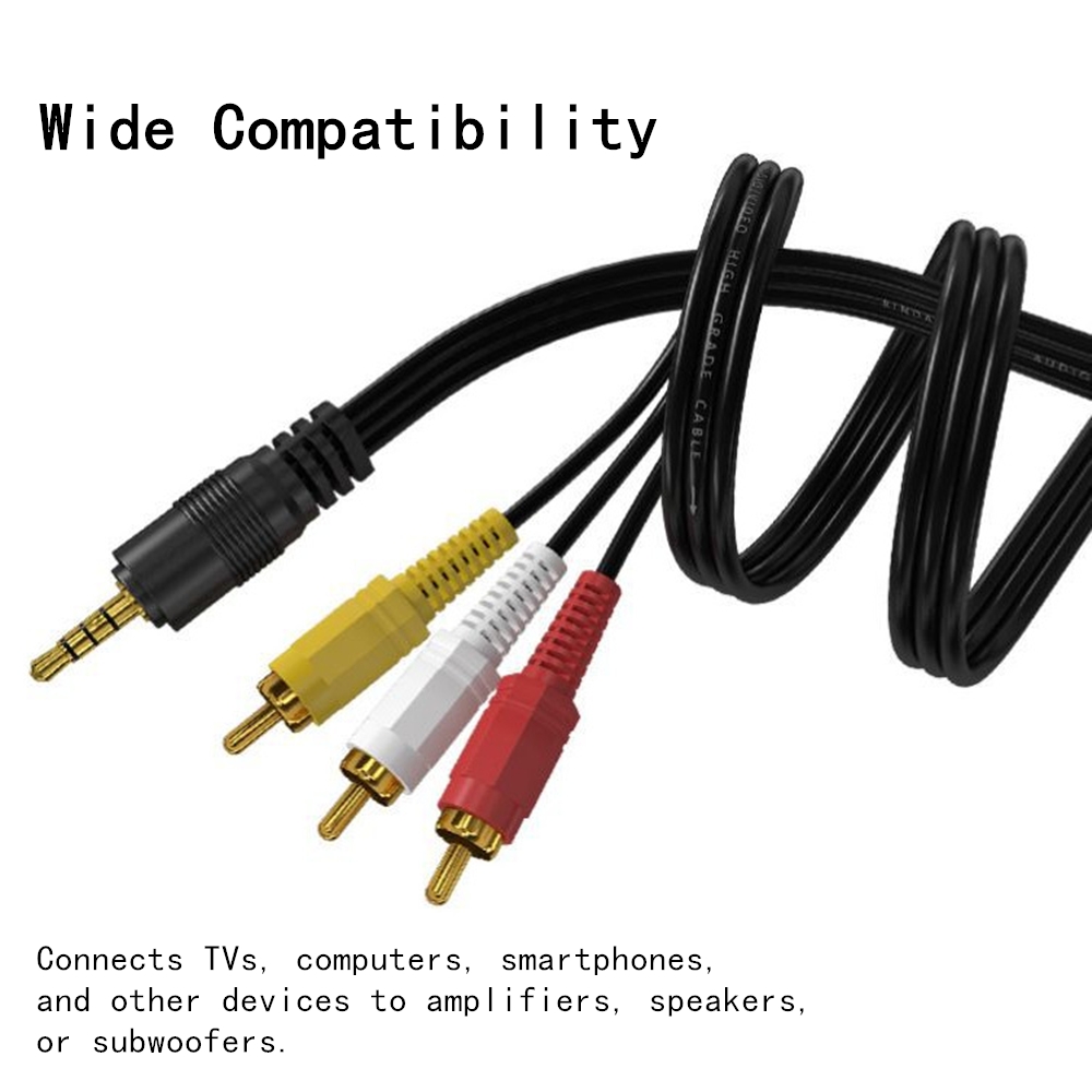 Home Cinema Unit - Câble Audio-vidéo RCA 3.5mm à 3