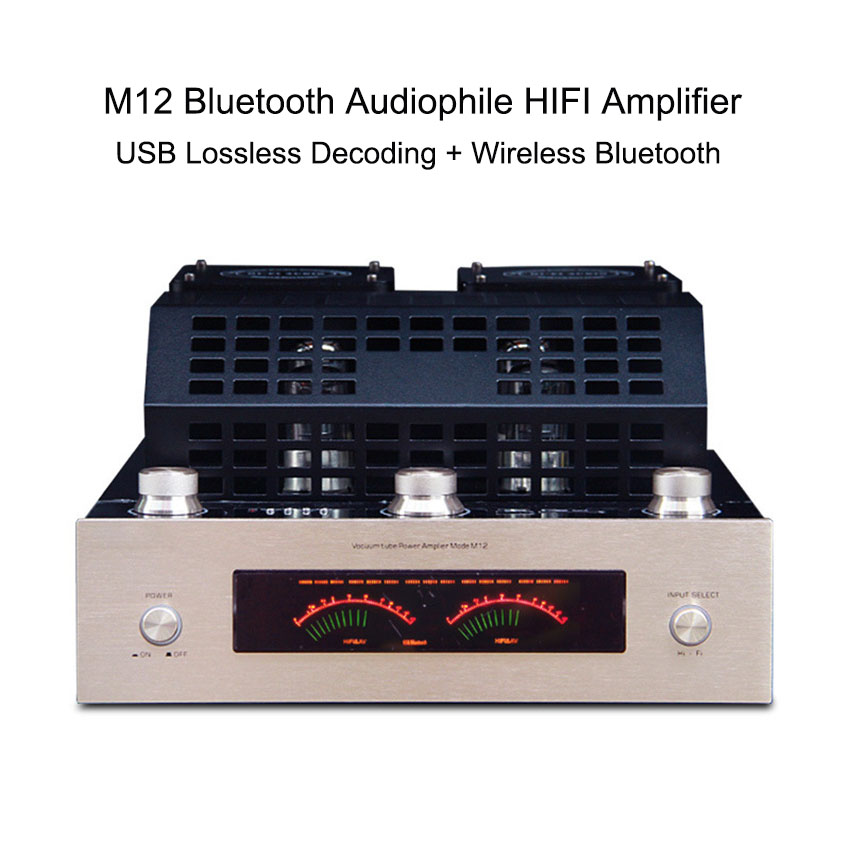 Home Cinema Bluetooth - Amplificateur à tube Hifi 160W, amplificateur