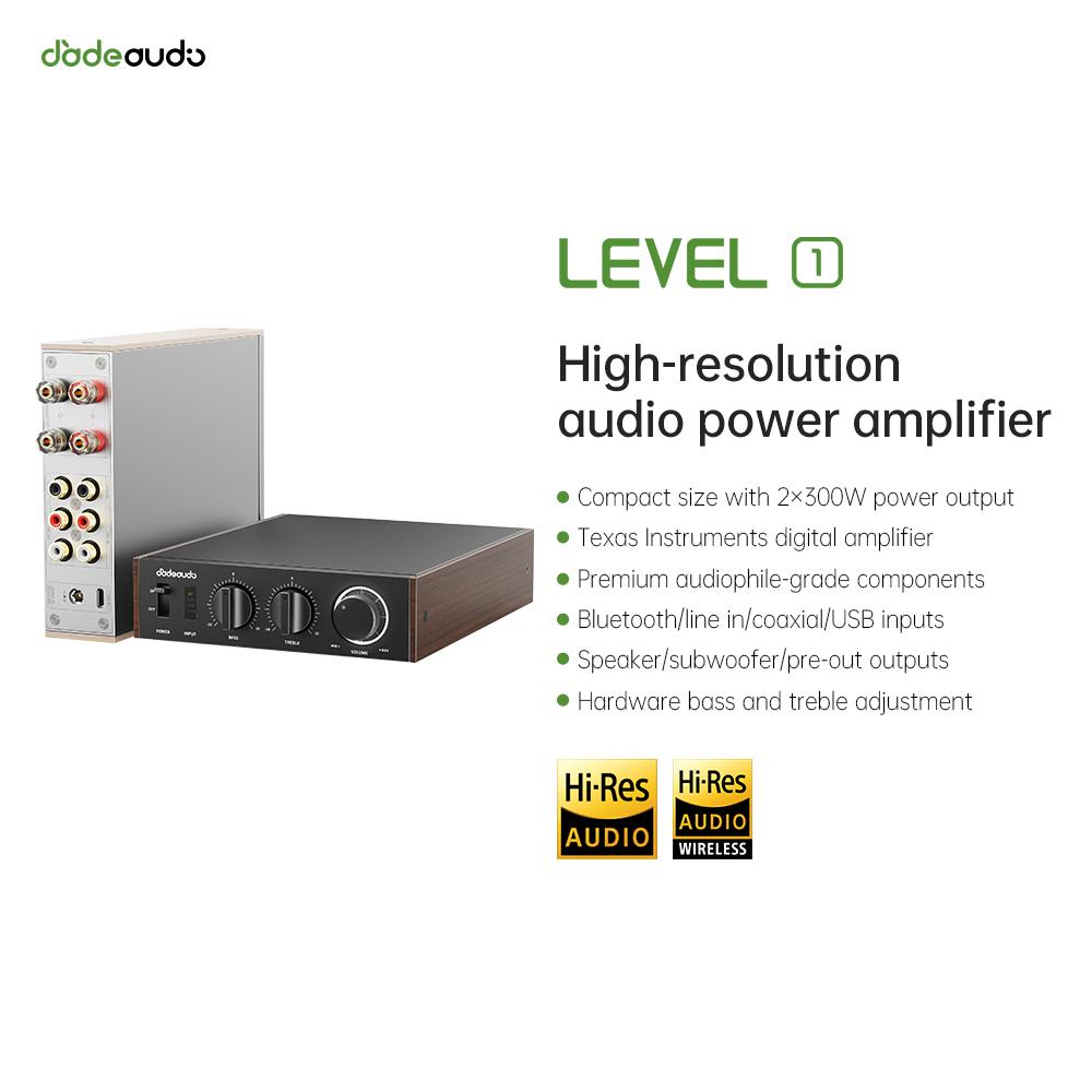 Home Cinema Mini - Amplificateur HiFi Bluetooth LDAC de bureau