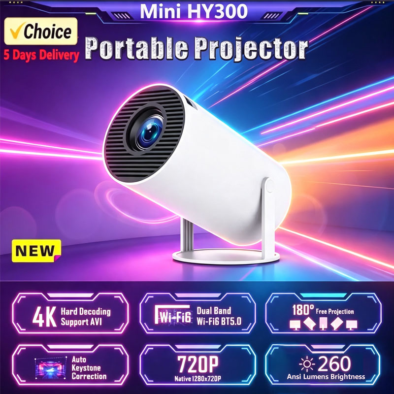 Home Cinema Mini - Nouveau mini projecteur HY300 4K Android
