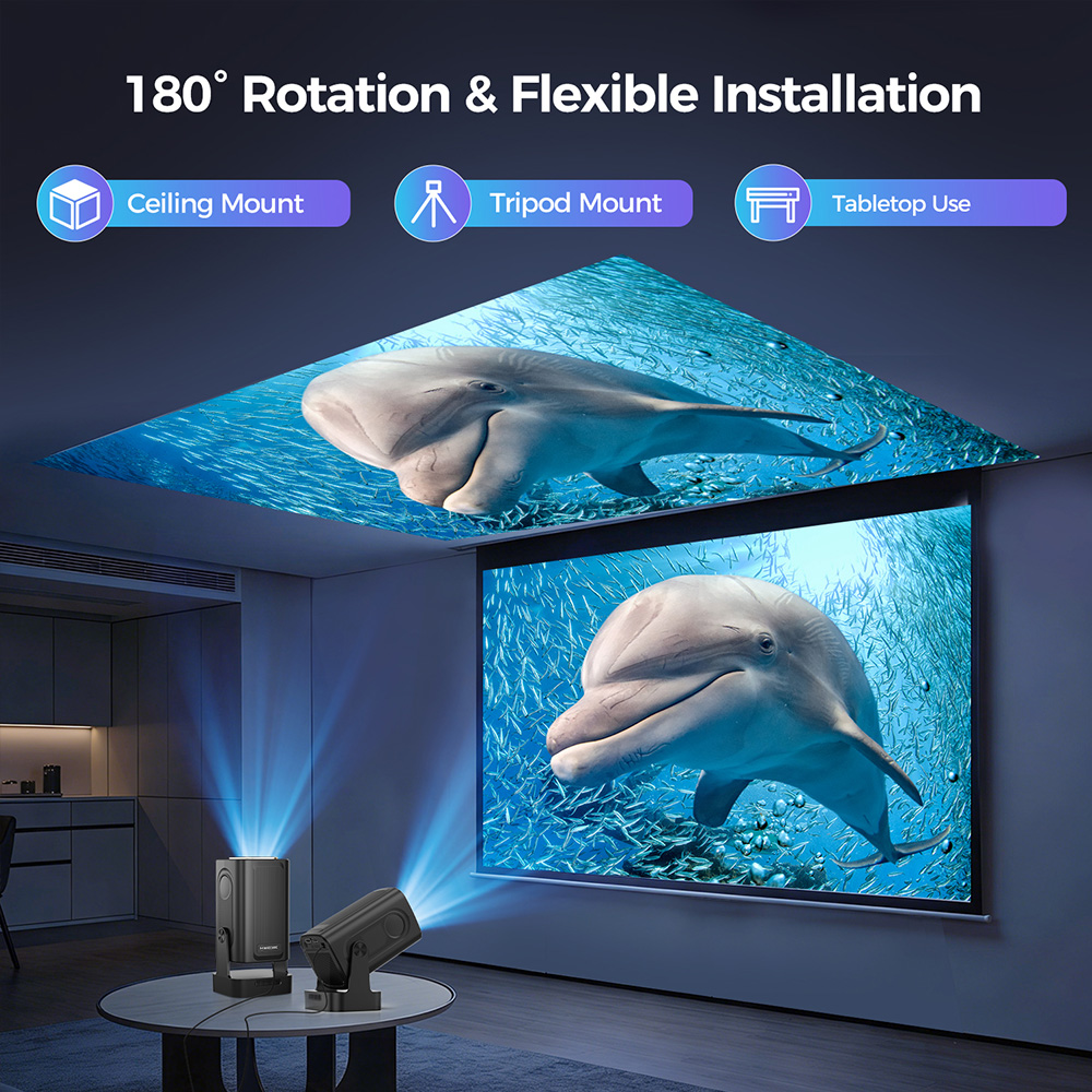 Projecteur Magcubic HY310 blan - Home Cinema Blanc avis et prix