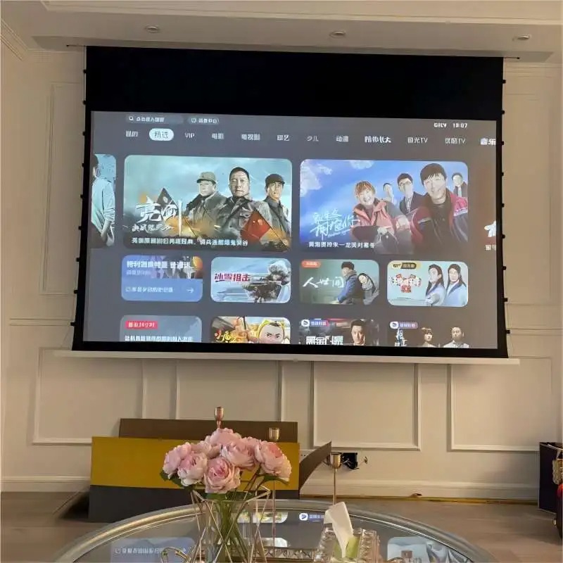 Écran de projection motorisé e - Home Cinema Blanc avis et prix