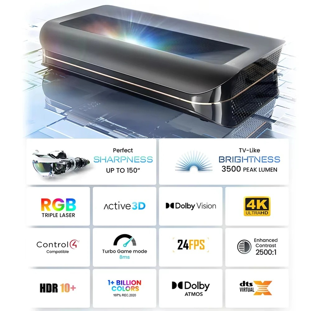 Projecteur de cinéma Smart TV  - Home Cinema Projector avis et prix