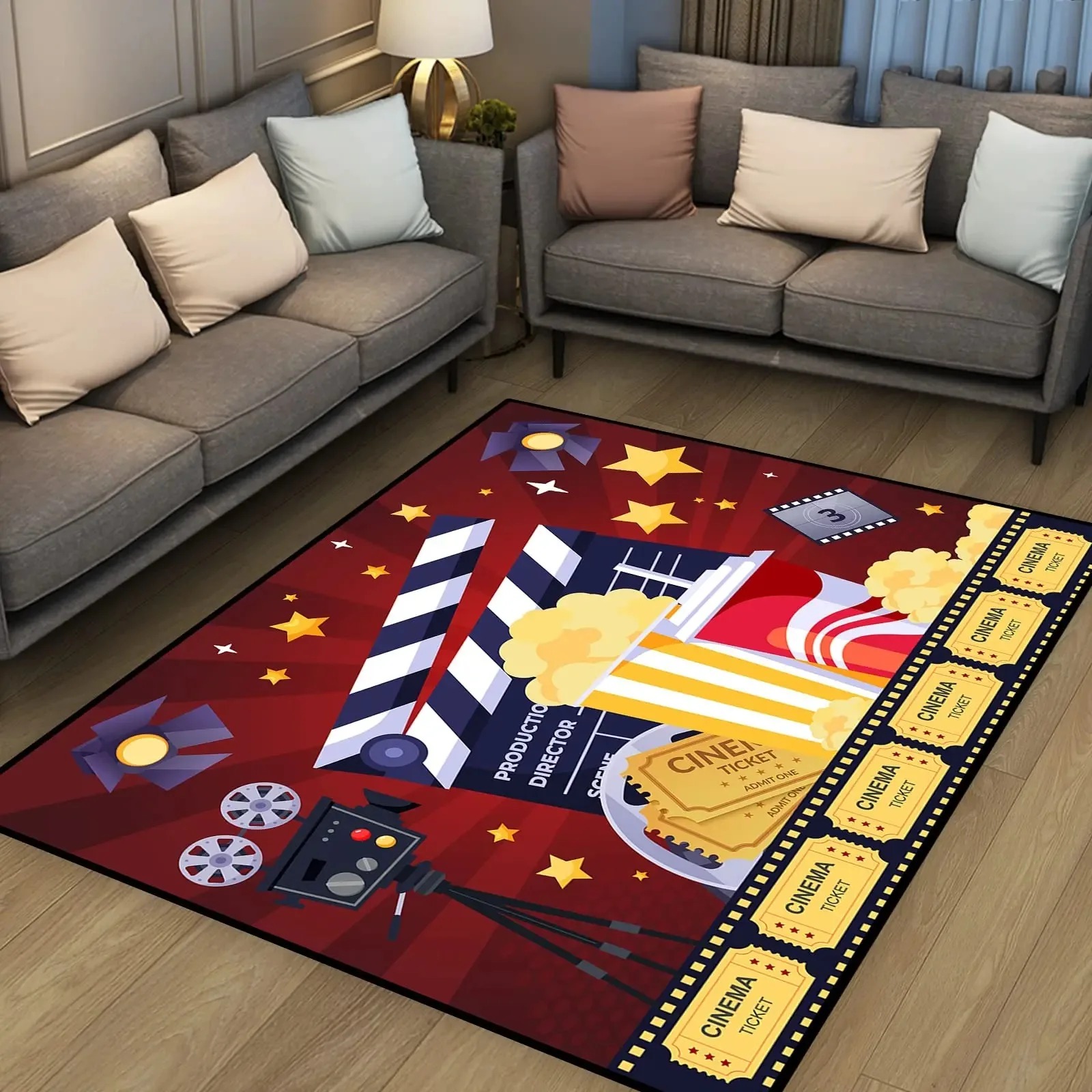 Tapis de sol doux pour cinéma  - Home Cinema Interiors avis et prix