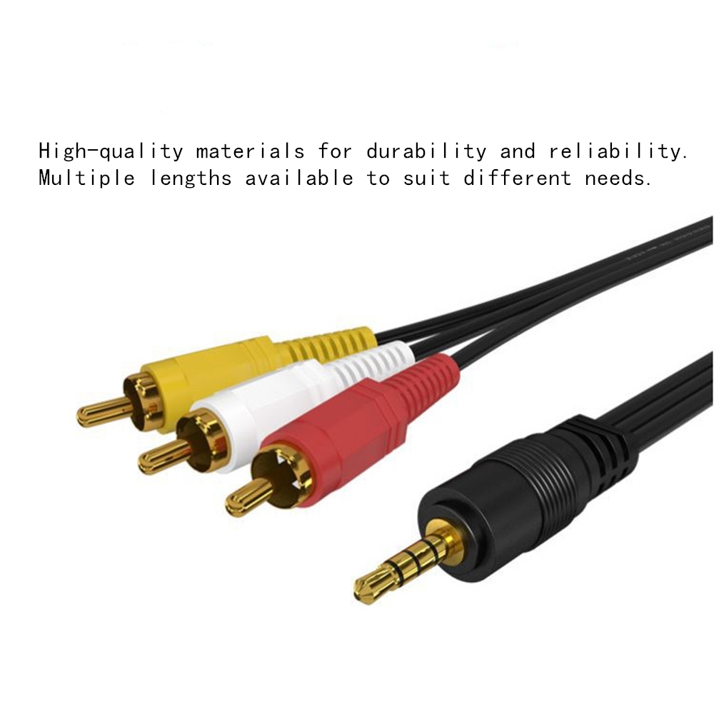 Câble Audio-vidéo RCA 3.5mm à  - Home Cinema Unit avis et prix