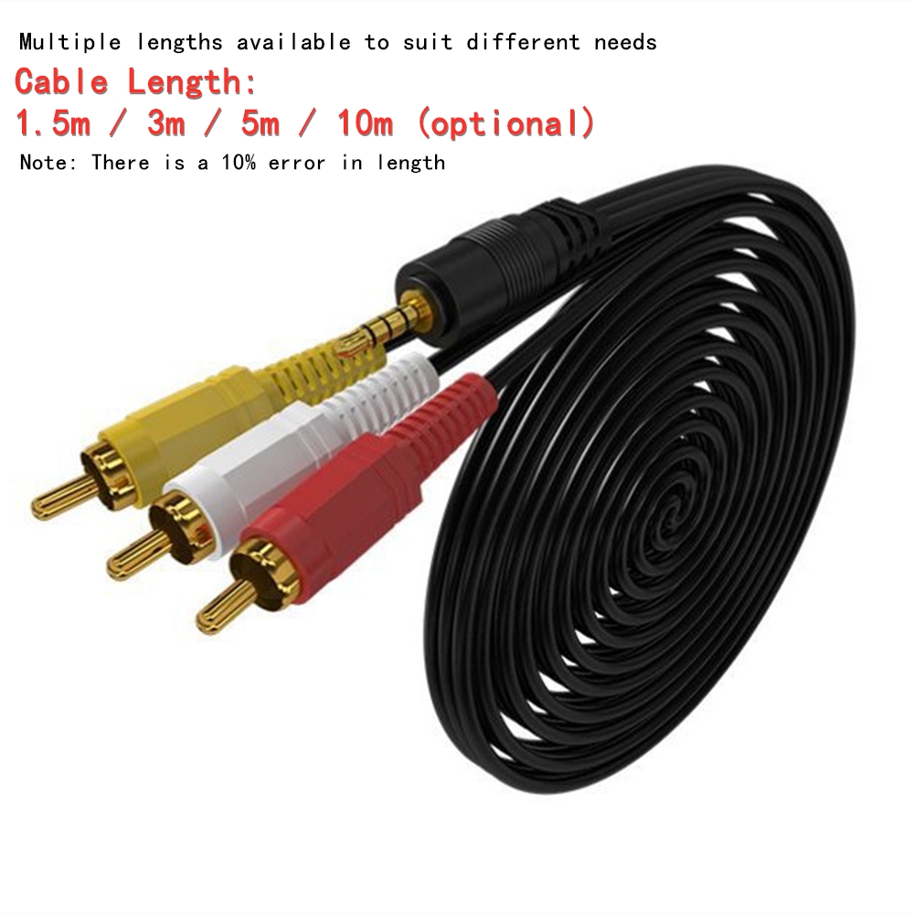 Câble Audio-vidéo RCA 3.5mm à  - Home Cinema Unit avis et prix
