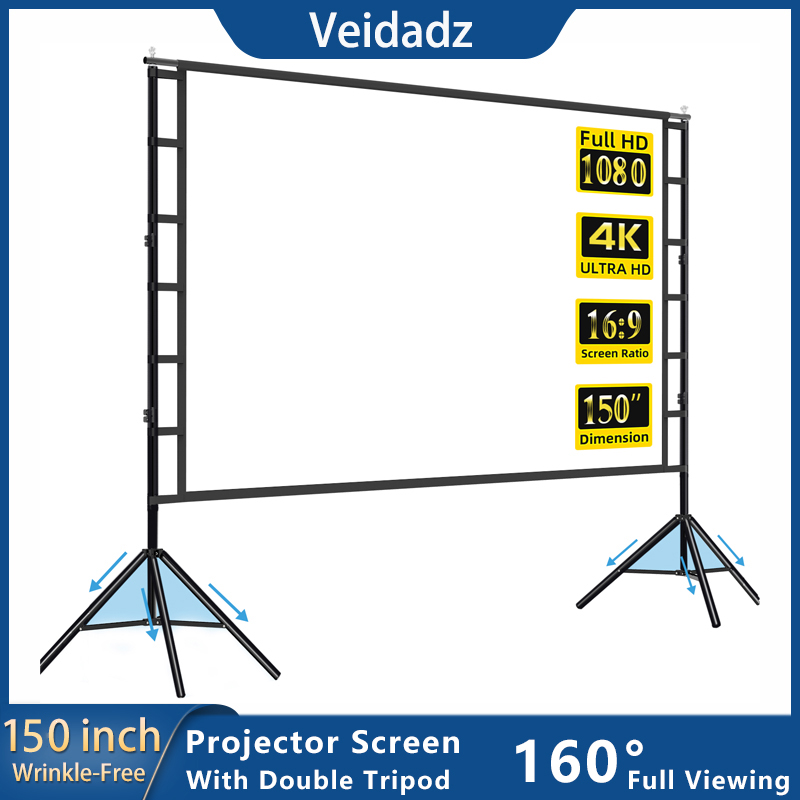 VEIDADZ-Écran de projection av - Home Cinema Blanc avis et prix