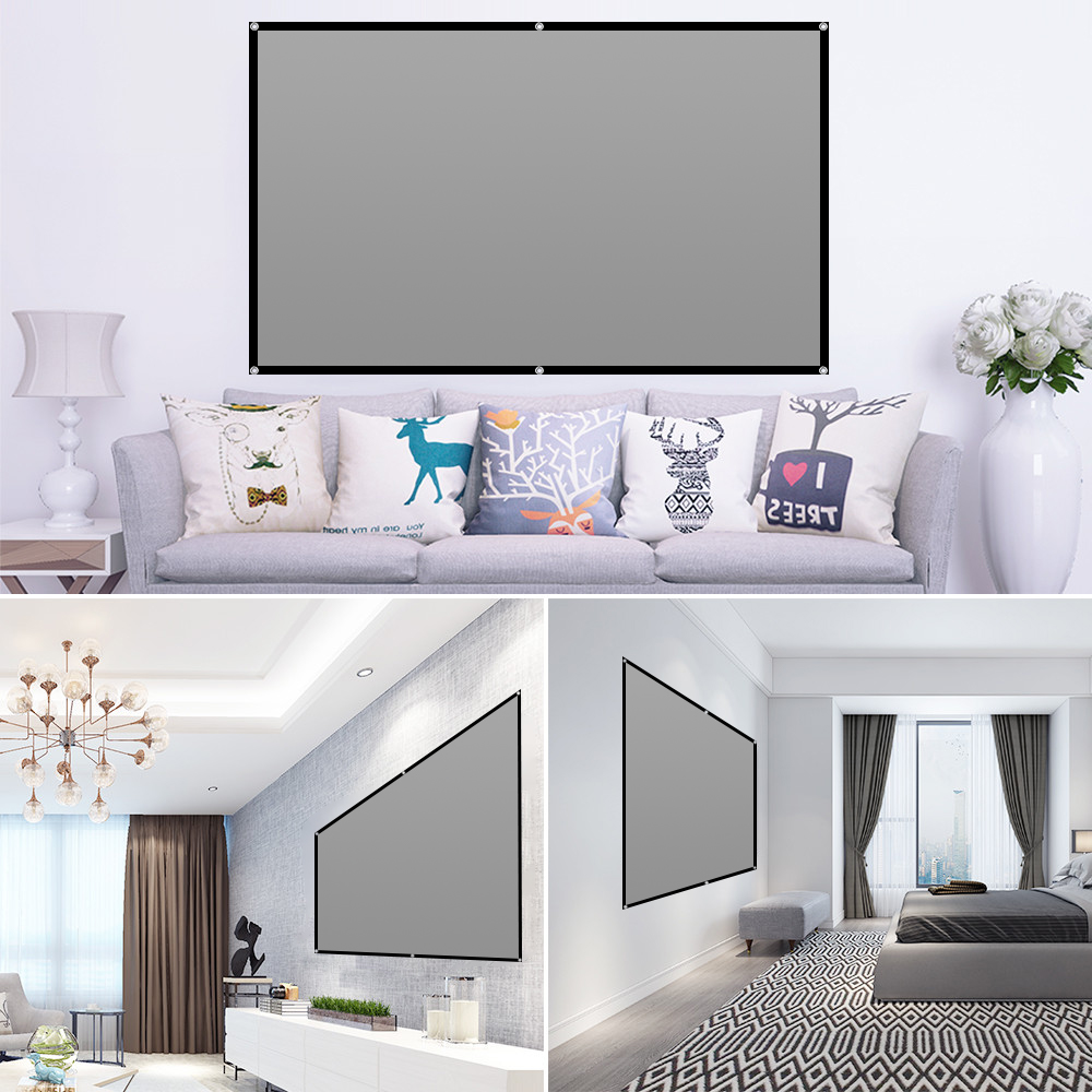 LEJIADA écran de projecteur 60 - Home Cinema Blanc avis et prix