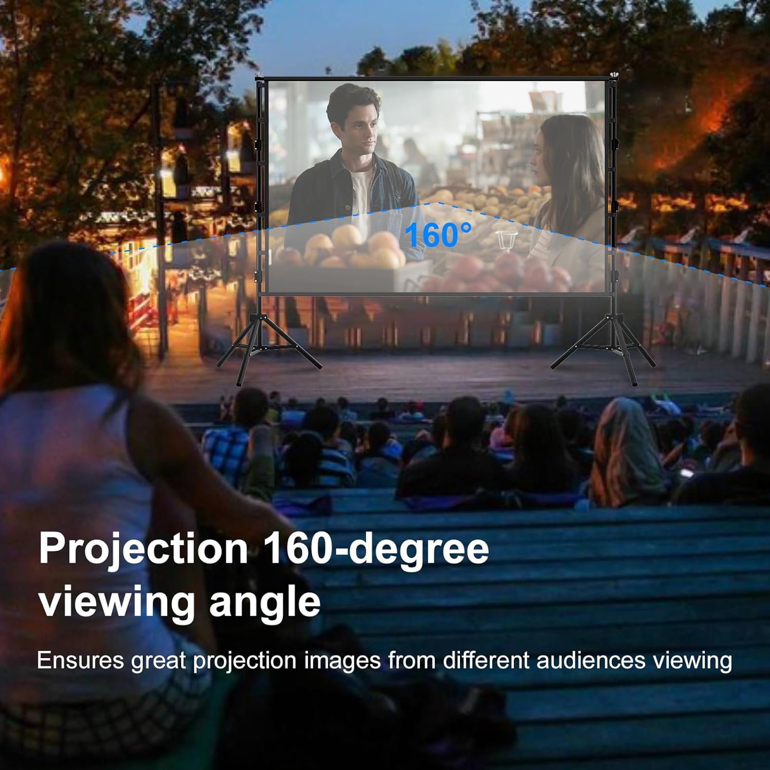 Écran de projection VEIDADZ av - Home Cinema Blanc avis et prix