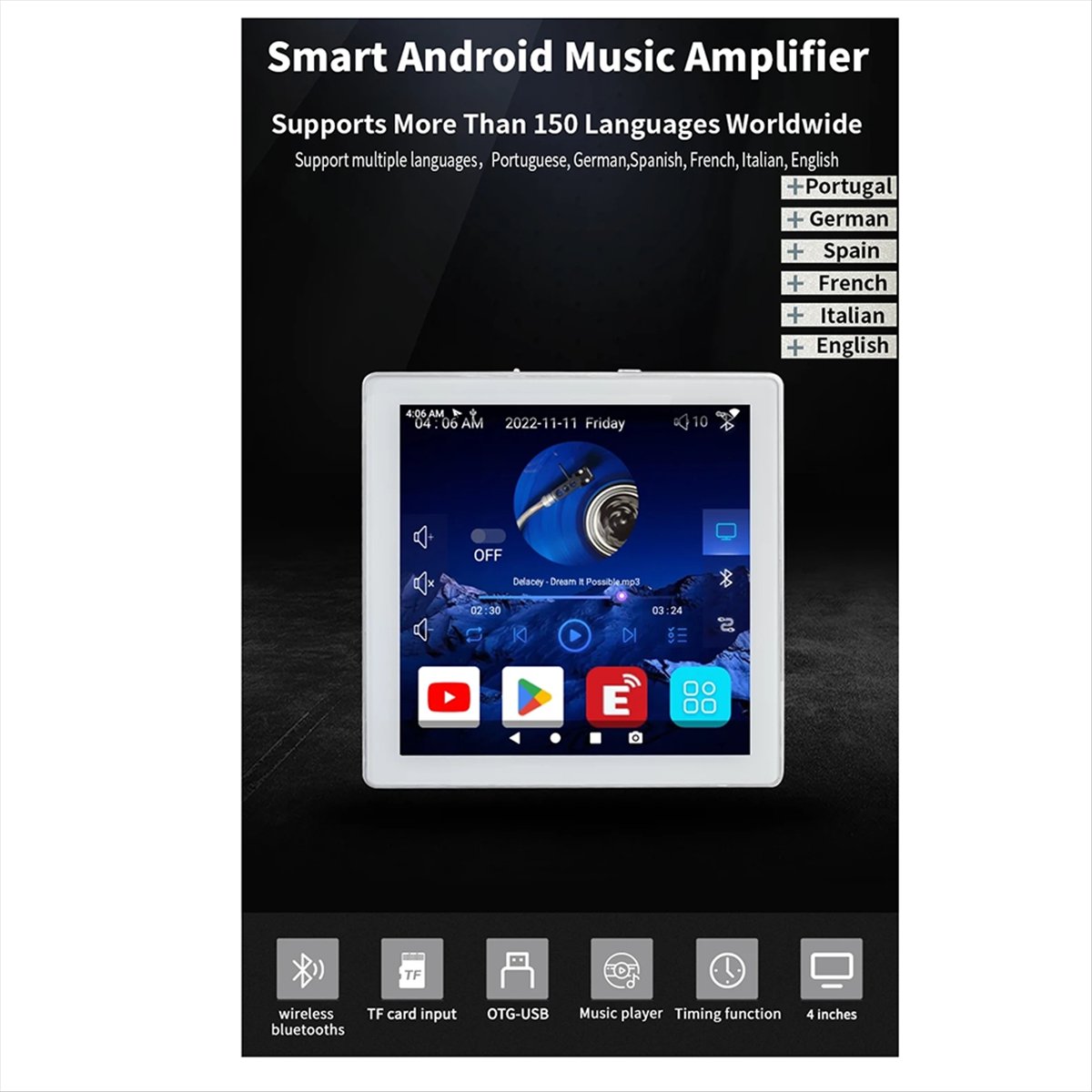 A72Z Mini 8 Ohm Système Androi - Home Cinema Blanc avis et prix