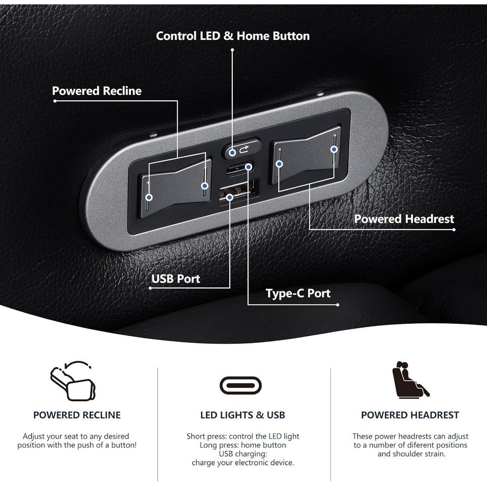Fauteuil inclinable réglable e - Home Cinema Usb avis et prix