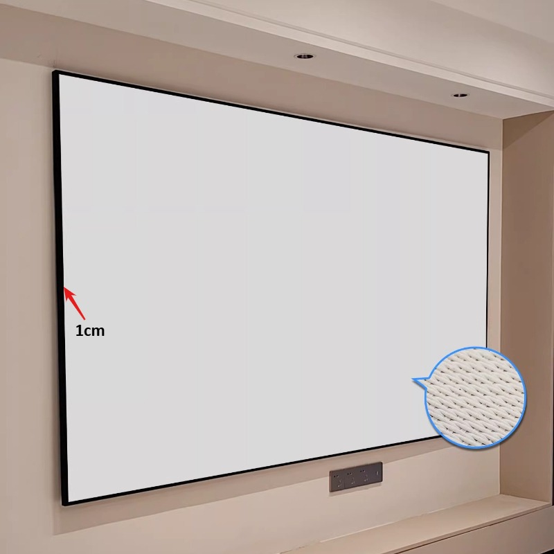 Écran de projection acoustique - Home Cinema Blanc avis et prix